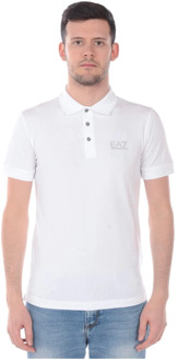 Emporio Armani EA7 Polo Shirts Emporio Armani EA7 , White , Heren - Xl,M