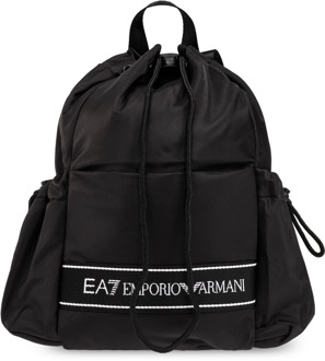 Emporio Armani EA7 Rugzak met logo Emporio Armani EA7 , Black , Dames - ONE Size