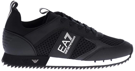 Emporio Armani EA7 Sneaker met mesh details Zwart - 38