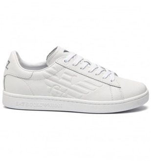 Emporio Armani EA7 Sneaker van leer Wit - 41