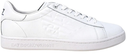 Emporio Armani EA7 Sneaker van leer Wit - 41