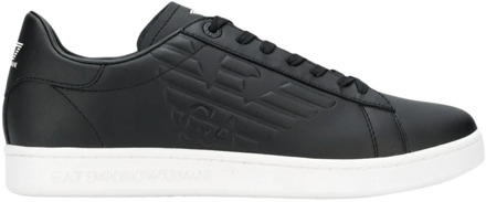 Emporio Armani EA7 Sneakers - Maat 42 2/3 - Mannen - zwart/wit