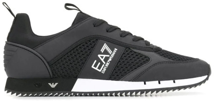 Emporio Armani EA7 Sneakers - Maat 45 1/3 - Mannen - zwart/wit