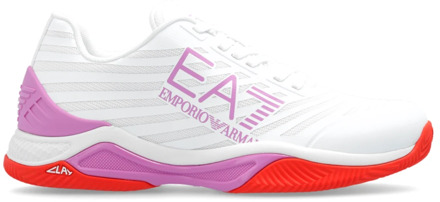 Emporio Armani EA7 Sneakers met logo Emporio Armani EA7 , White , Dames - 35 Eu,36 Eu,38 Eu,34 Eu,36 1/2 EU