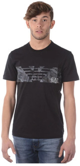 Emporio Armani EA7 Sweatshirt T-Shirt Combo Emporio Armani EA7 , Black , Heren - 2Xl,Xl,L,M,S