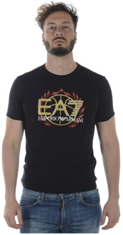Emporio Armani EA7 Sweatshirt T-Shirt Combo Emporio Armani EA7 , Black , Heren - Xl,M