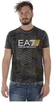 Emporio Armani EA7 Sweatshirt T-Shirt Combo Emporio Armani EA7 , Green , Heren - Xl,L
