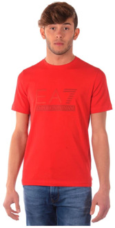 Emporio Armani EA7 Sweatshirt T-shirt Combo Emporio Armani EA7 , Red , Heren - 2Xl,Xl,M,S