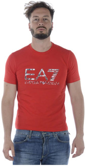 Emporio Armani EA7 Sweatshirts Emporio Armani EA7 , Red , Heren - 2Xl,L