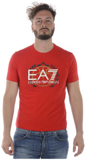 Emporio Armani EA7 Sweatshirts Emporio Armani EA7 , Red , Heren - 2XL