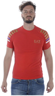 Emporio Armani EA7 Sweatshirts Emporio Armani EA7 , Red , Heren - Xl,L