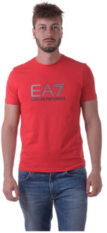 Emporio Armani EA7 Sweatshirts Emporio Armani EA7 , Red , Heren - Xl,M,S