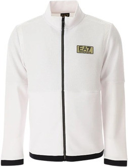 Emporio Armani EA7 Sweatshirts Emporio Armani EA7 , White , Heren - 2Xl,Xl,L,S