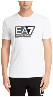 Emporio Armani EA7 T-shirt Emporio Armani EA7 , White , Heren - 2Xl,Xl,L,M,S