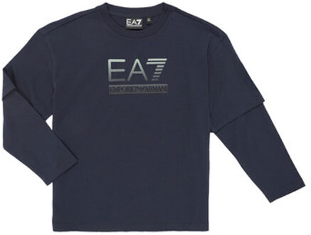 Emporio Armani EA7 T-Shirt Lange Mouw Emporio Armani EA7 7B000169" Blauw - 10 jaar,12 jaar,14 jaar