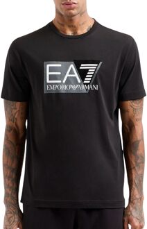 Emporio Armani EA7 T-Shirts Emporio Armani EA7 , Black , Heren - 2Xl,Xl,L,M,S
