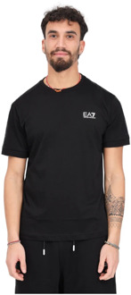 Emporio Armani EA7 T-Shirts Emporio Armani EA7 , Black , Heren - 2Xl,Xl,M,S