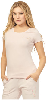 Emporio Armani EA7 T-Shirts Emporio Armani EA7 , Pink , Dames - Xl,L,M,S,Xs