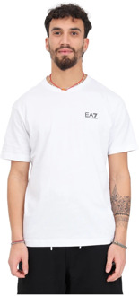Emporio Armani EA7 T-Shirts Emporio Armani EA7 , White , Heren - Xl,M,S,3Xl