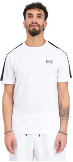Emporio Armani EA7 T-Shirts Emporio Armani EA7 , White , Heren - Xl,M
