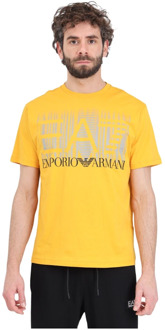 Emporio Armani EA7 T-Shirts Emporio Armani EA7 , Yellow , Heren - L,M,S