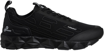 Emporio Armani EA7 Ultimate Kombat Sneakers - Vetersluiting Emporio Armani EA7 , Black , Heren - 44 Eu,41 1/2 Eu,42 1/2 Eu,40 EU
