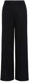 Emporio Armani EA7 Wide Trousers Emporio Armani EA7 , Black , Dames - L,M,S