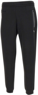 Emporio Armani EA7 Zwarte EA7 Sportieve Broek voor Heren Emporio Armani EA7 , Black , Heren - L