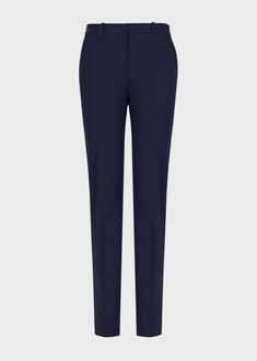Emporio Armani Emporio Armani-broek voor dames in Marineblauw Navy