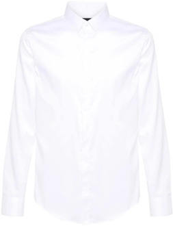 Emporio Armani Formal Shirts Emporio Armani , White , Heren - 2Xl,M,S,4Xl,5Xl,3Xl