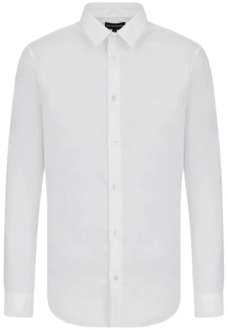 Emporio Armani Formal Shirts Giorgio Armani , White , Heren - 2Xl,Xl,3Xl