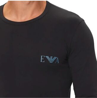 Emporio Armani GBCore Logo Crew Zwart