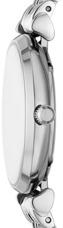 Emporio Armani Gianni T-bar Dames Zilveren Horloge AR11701 - One Size