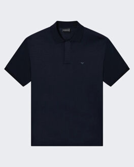 Emporio Armani Heren armani polo - maat XL Blauw
