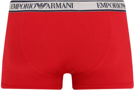 Emporio Armani Heren Boxershort (Pakket van 3) (Wit, Rood, Zwart)