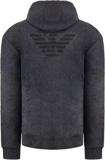 Emporio Armani Heren Donkergrijze Hoodie - maat 2XL Donkergrijs