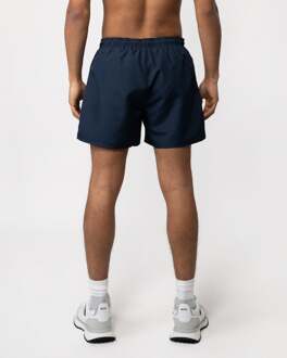 Emporio Armani Heren Eagle Logo Geweven Zwemshorts Navy