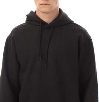 Emporio Armani Heren Emporio Armani Allover Lettering Hoodie in Zwart - XS