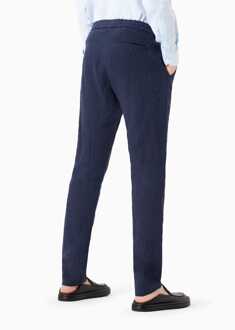 Emporio Armani Heren Emporio Armani Tapered Broek in Navy - 44W/32L