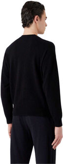 Emporio Armani Heren Gebreid Sweatshirt (Marine) Navy