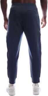 Emporio Armani Heren Jersey Joggingbroek (Marine) Blauw