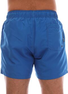 Emporio Armani Heren Logo Getapete Zwemshort (Blauw) - M