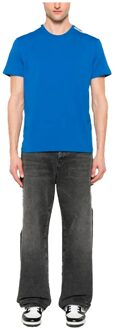 Emporio Armani heren T-shirt, Adler-lijn Blauw - L