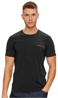 Emporio Armani Heren T-shirt Crew Pack x2 - maat L Zwart