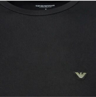 Emporio Armani heren T-shirt met adelaar - maat L Zwart