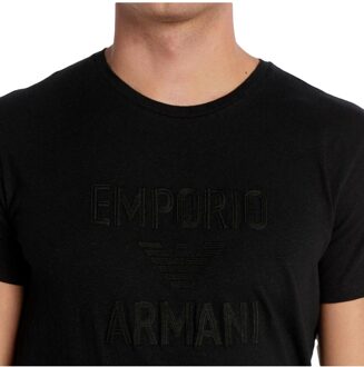 Emporio Armani heren T-shirt met adelaar Zwart
