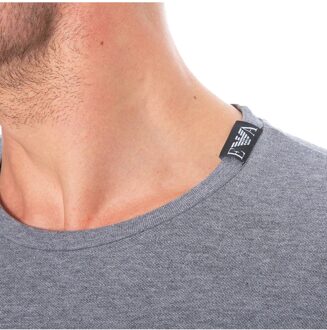Emporio Armani heren T-shirt met adelaarsmotief - maat S Grijs