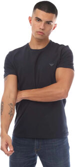 Emporio Armani Heren T-shirt met ronde hals (Set van 2) (Marine) Navy