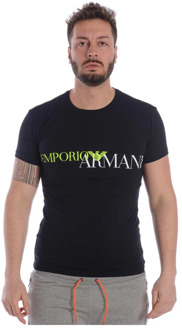 Emporio Armani Heren T-Shirt Zwart - L