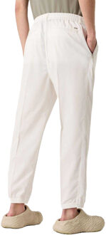 Emporio Armani Heren Tapered Broek (Wit) - 40 Normaal